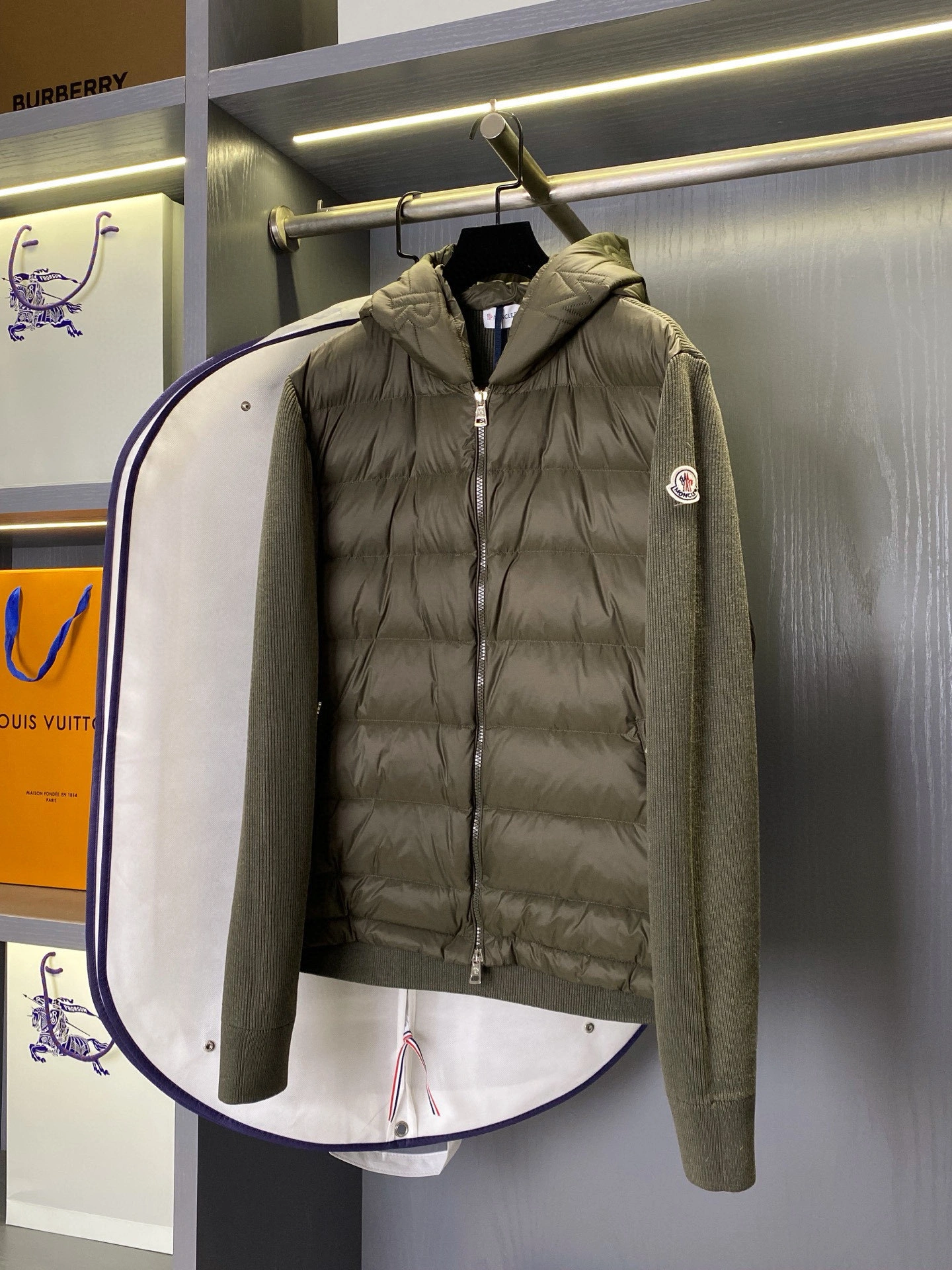 wg.luxury-- 7o9385r Down jacket white goose down wool 3colour item: E-F020J0560-3H